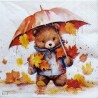 1 serviette papier Ourson -53
