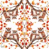 1 serviette Les chouettes-26