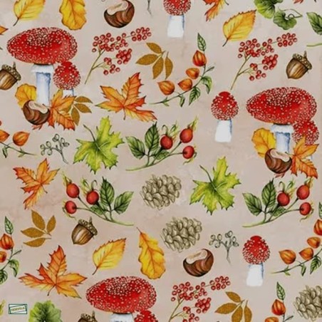 1serviette papier Feuillage-77
