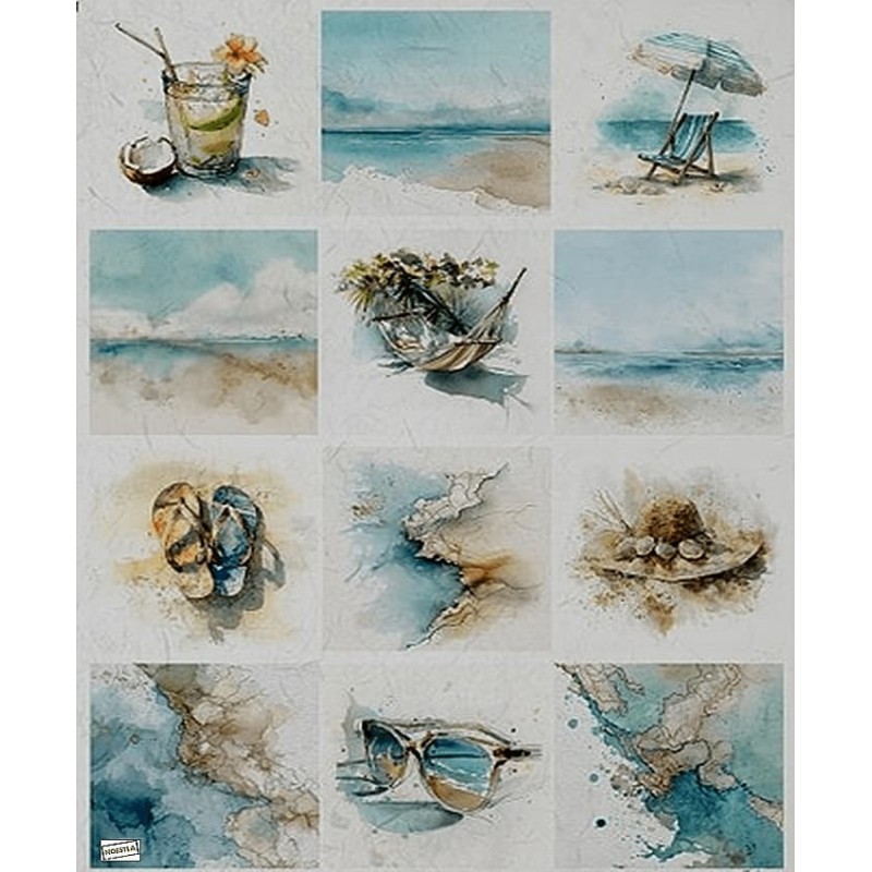 1 papier de riz La Mer -R2853