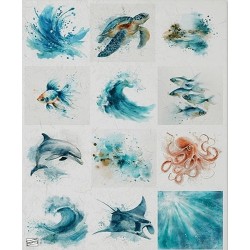 1 papier de riz La Mer -R2856
