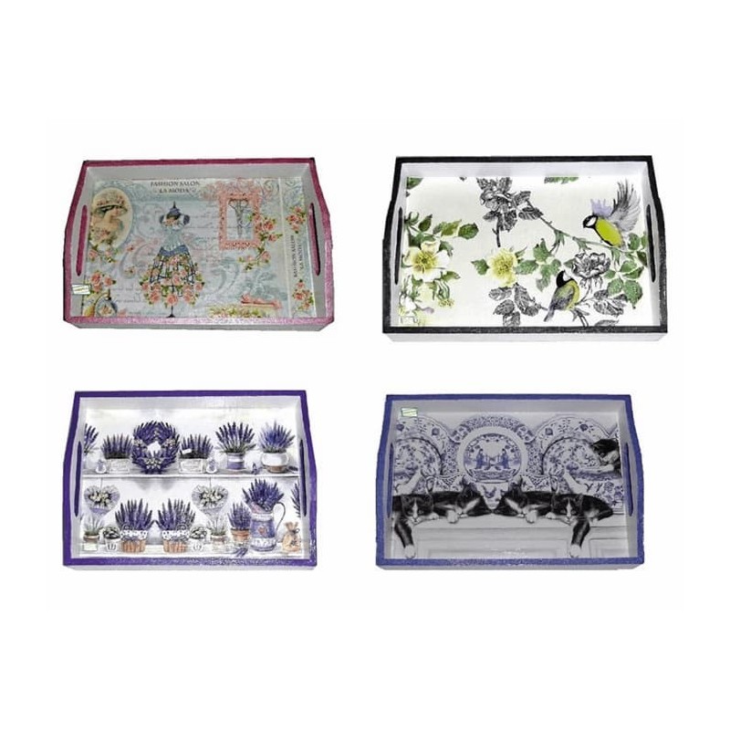 plateaux bois serviettage