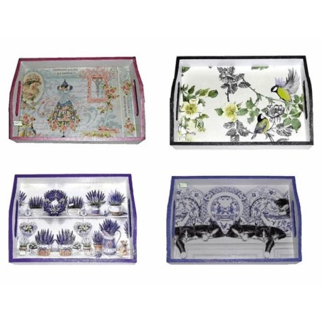 plateaux bois serviettage