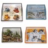plateaux bois serviettage
