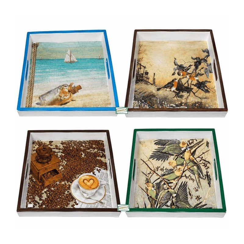 GRANDS plateaux serviettage