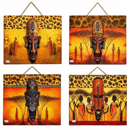 Plaques Déco Afrique serviettage