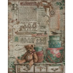 1 papier de riz Ourson -STA12