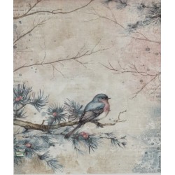 1papier de riz Oiseau -STA3