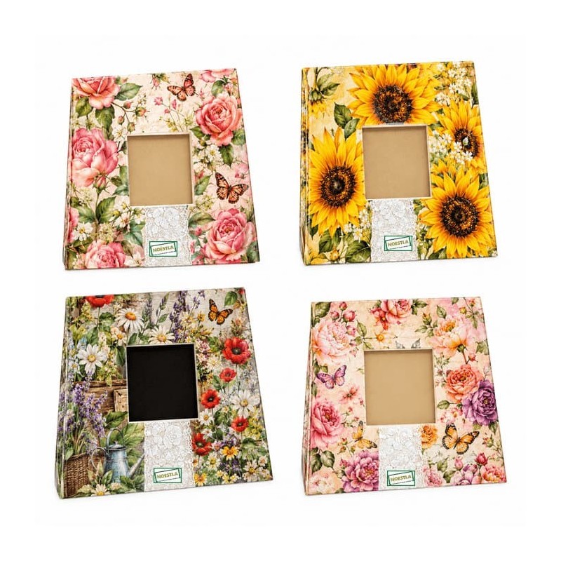 Miroir Les Fleurs serviettage