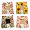 Miroir Les Fleurs serviettage