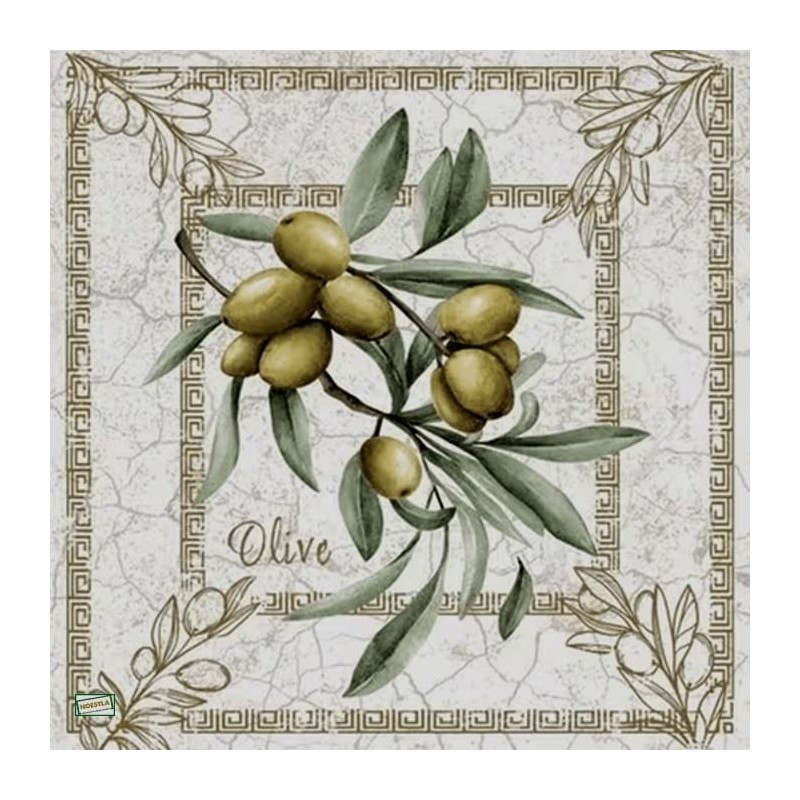 1serviette papier Olives-21