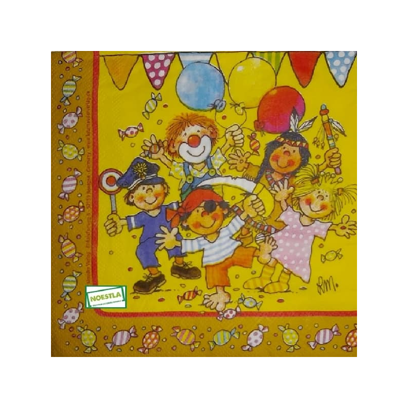 1 serviette papier Enfant -73