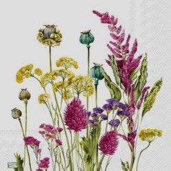 1 serviette Mix de Fleurs -16