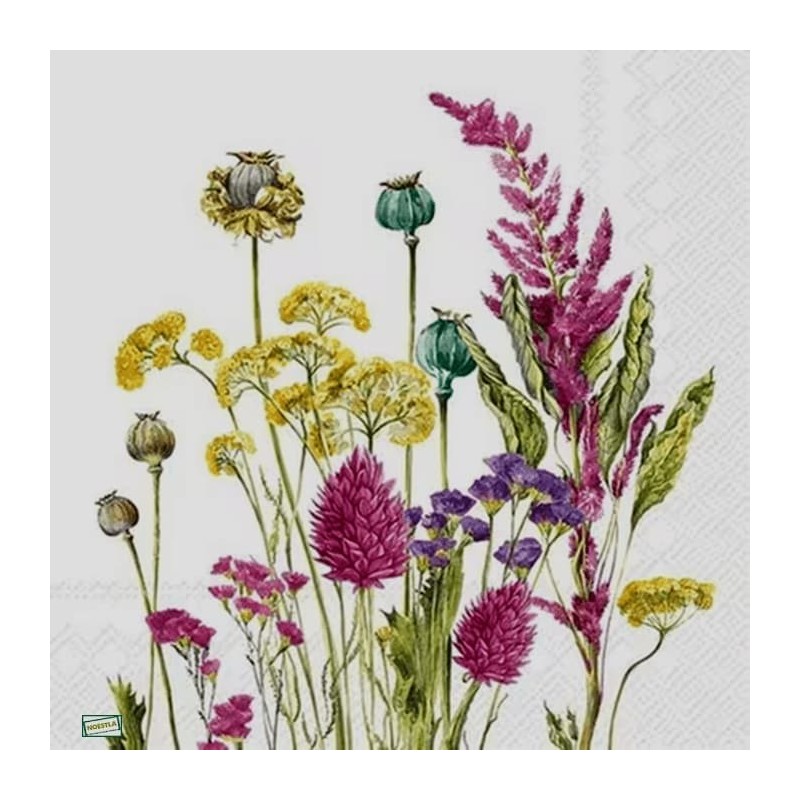 1 serviette Mix de Fleurs -16