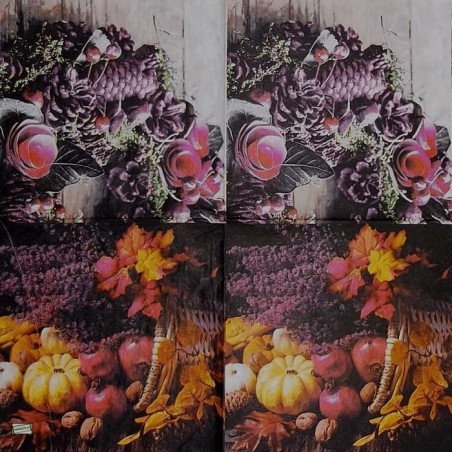 1serviette papier Feuillage-79