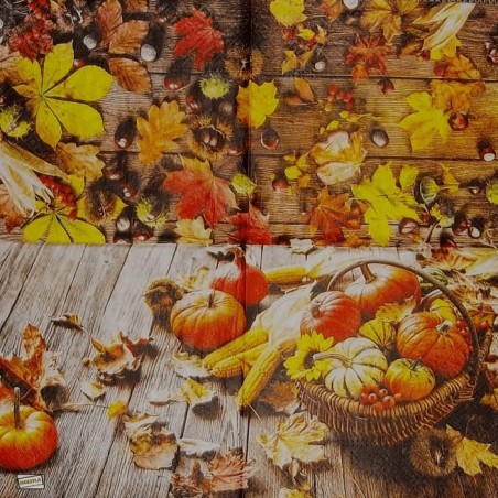 1serviette papier Feuillage-80