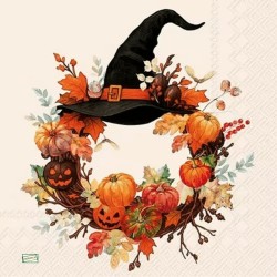 1 serviette Halloween -46