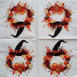 1 serviette Halloween -46