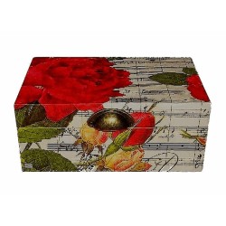 Boite Les Roses serviettage