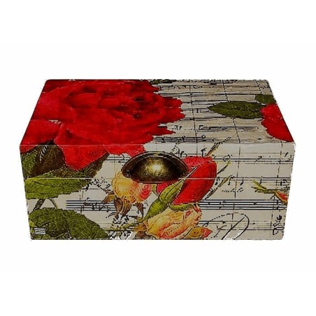 Boite Les Roses serviettage