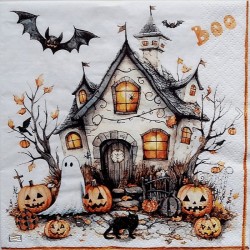 1 serviette Halloween -49