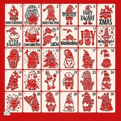 30 Pochoirs Les Gnomes