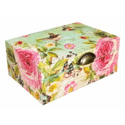 Boite Les Roses serviettage
