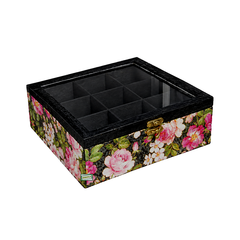 Boite Les Roses serviettage