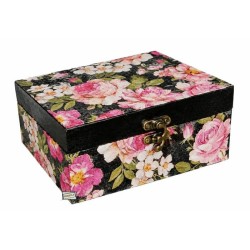 Boite Les Roses serviettage