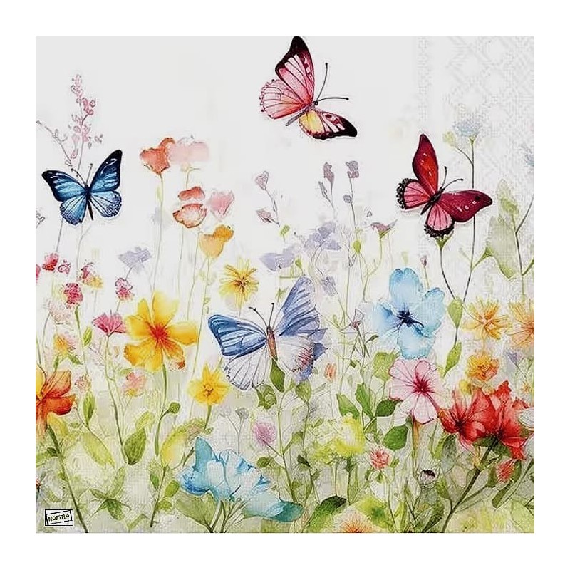 1serviette papier Papillons-4