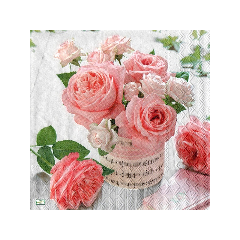 1serviette papier Les Roses-3