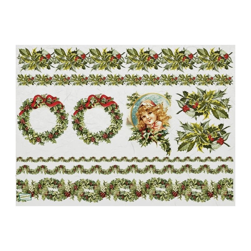 1papier riz Noêl-R146L