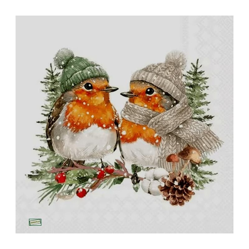 1serviette papier Moineaux-22