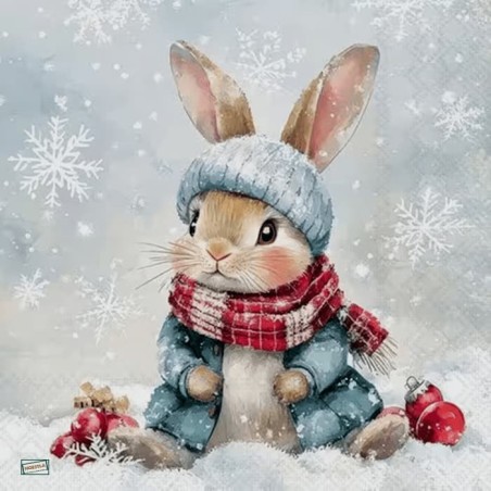 1serviette papier Le Lapin-43