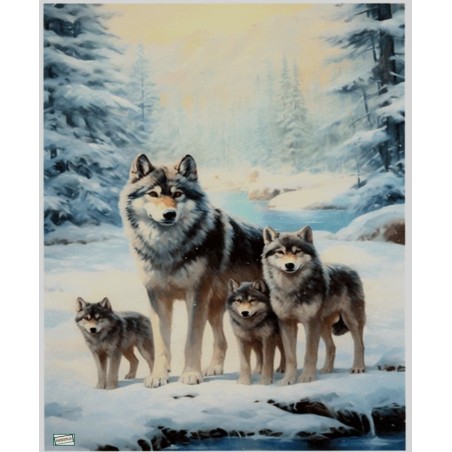 papier de riz Les Loups-RE5987