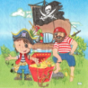1 serviette papier Pirate -9