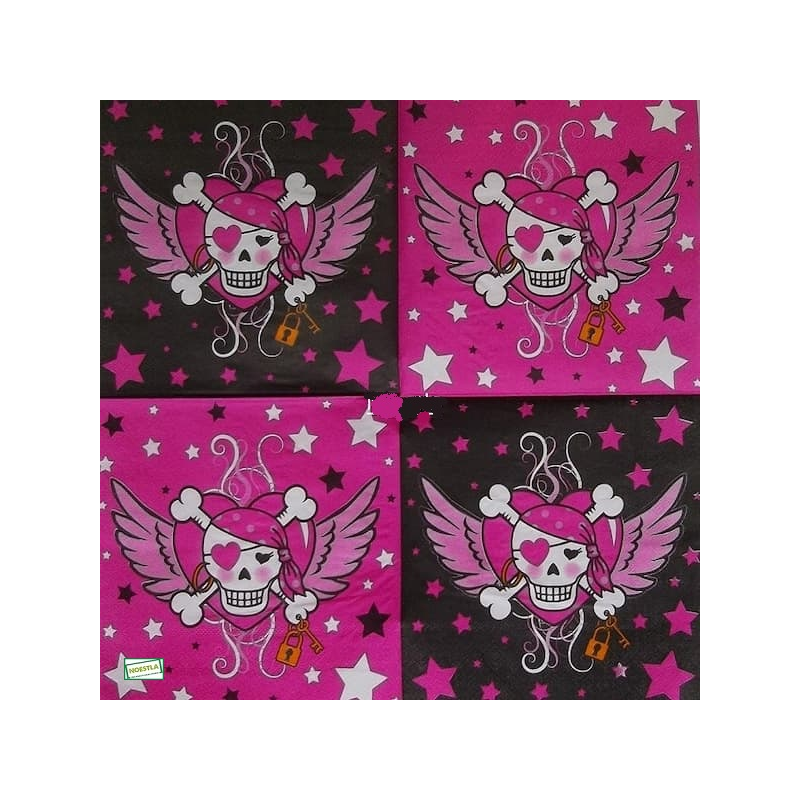 1 serviette papier Pirate -20