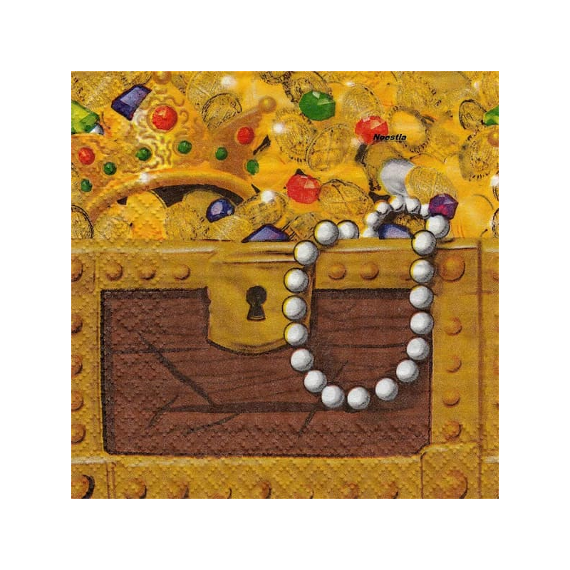 1 serviette papier Chevalier -29