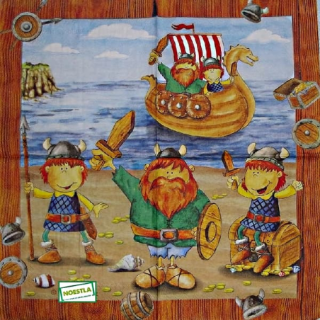 1 serviette papier Pirate-33