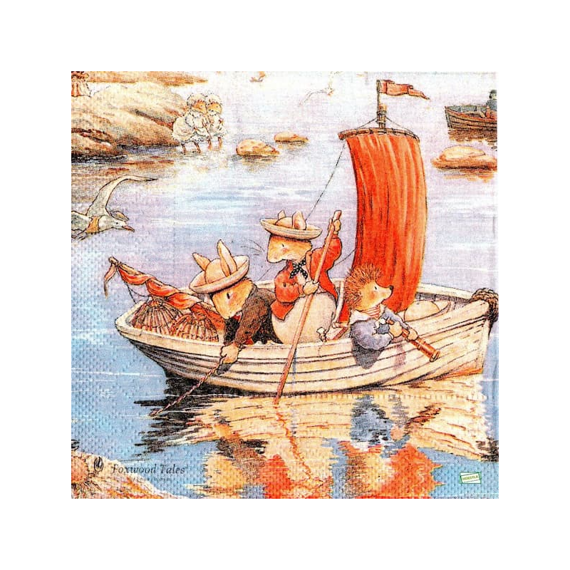 1 serviette papier Foxwood - 1