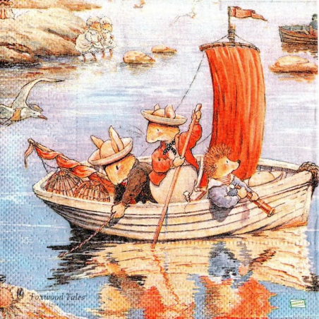 1 serviette papier Foxwood - 1