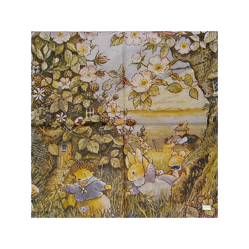 1 serviette papier Foxwood -4