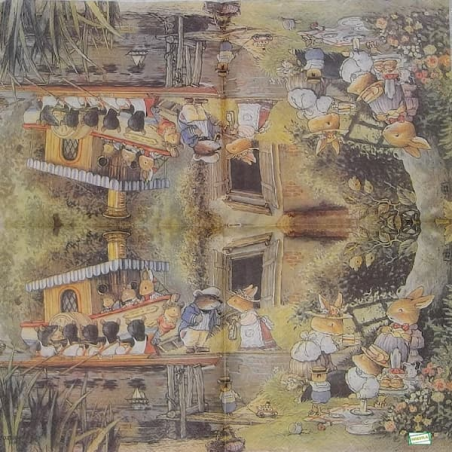 1 serviette papier Foxwood -5