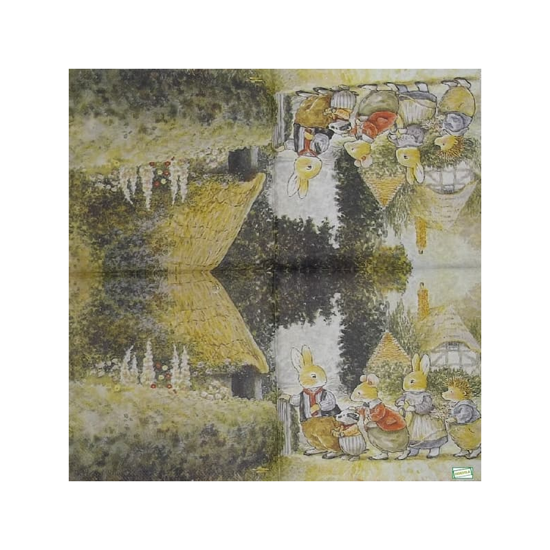 1 serviette papier Foxwood-9