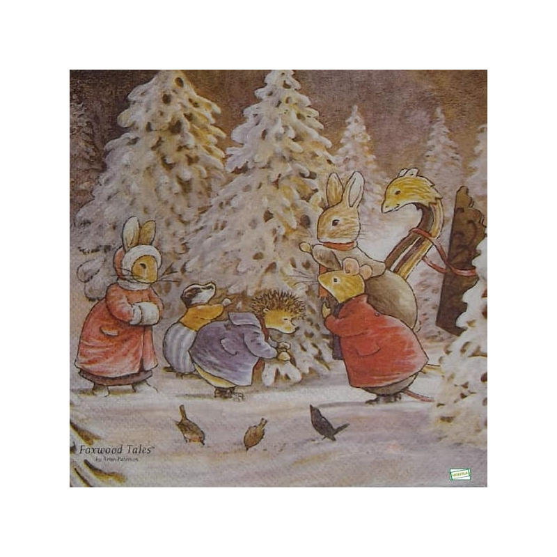 1 serviette papier Foxwood-11