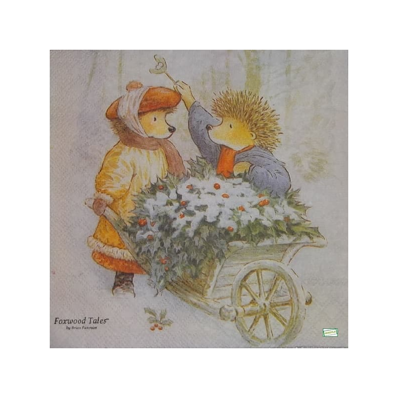 1 serviette papier Foxwood-13