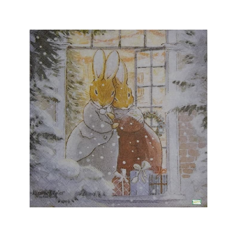 1 serviette papier Foxwood-14