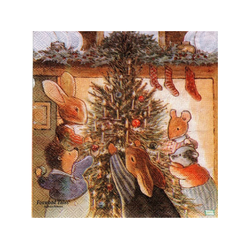 1 serviette papier Foxwood-15