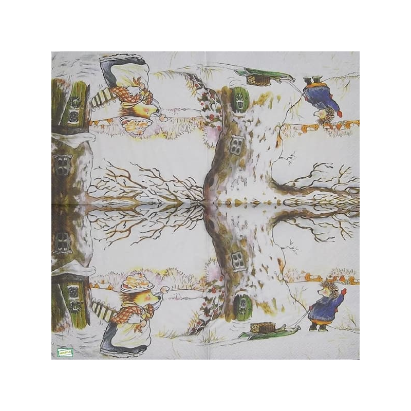 1 serviette papier Foxwood-16