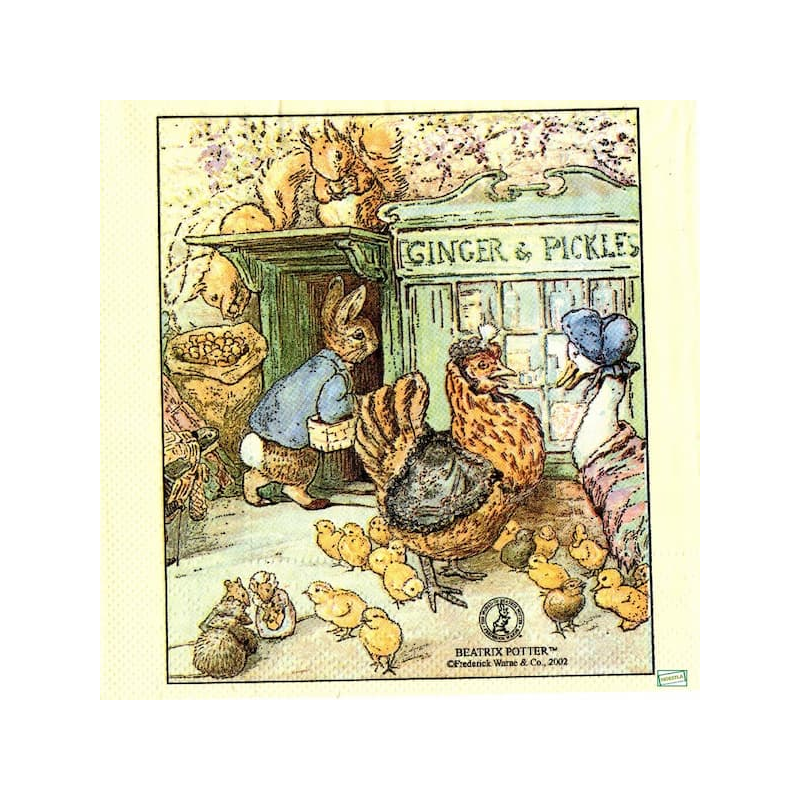 1 serviette papier Foxwood-23